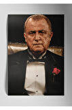 Terim Godfather - Metal Duvar Tablosu - Fatih Terim, The Baba