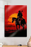 Metal Baskı Parlak Duvar Tablosu - RDR2 - Red Dead Redemption 2