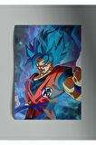Goku - Metal Poster Tablo