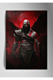 God of War Kratos - Metal Tablo