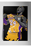 Kobe Bryant Lakers NBA - Metal Tablo
