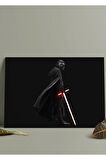 Metal Baskı Parlak Duvar Tablosu - Star Wars Kylo Ren