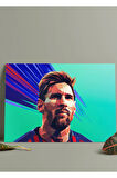 Metal Baskı Parlak Duvar Tablosu - Lionel Messi