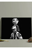 Metal Baskı Parlak Duvar Tablosu - Ronaldinho