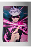 Satoru Gojo Jujutsu Kaisen - Metal Poster Tablo