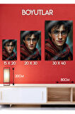 Harry Potter, J. K. Rowling - Parlak Metal Baskı Tablo