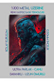 Ragnar Lodbrok, Vikings - Parlak Metal Baskı Tablo