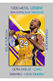 Kobe Bryan, LA Lakers - Parlak Metal Baskı Tablo