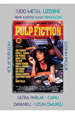 Mia Wallace's Pulp Fiction - Metal Baskı Parlak Tablo