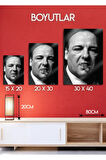 Tony Soprano, The Sopranos - Metal Baskı Parlak Tablo