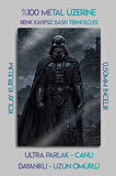 Metal Baskı Parlak Duvar Tablosu - Darth Vader, Yıldız Savaşları, Starwars