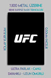 Metal Baskı, UFC Yazılı MMA Tablo, Dekoratif