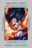 Metal Baskı - Vegeta Dragon Ball, Anime Manga Serisi, Dekoratif Tablo