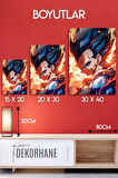 Metal Baskı - Vegeta Dragon Ball, Anime Manga Serisi, Dekoratif Tablo