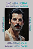 Metal Baskı - İmzalı Freddie Mercury, Queen, Bohemian Rhapsody, Dekoratif Tablo