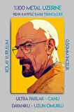 Metal Baskı - Heisenberg Walter White, Breaking Bad, Dekoratif Tablo