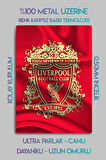 Metal Baskı - Liverpool LFC, Logo Temalı, Parlak Dekoratif Tablo