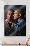 Metal Tablo - Prison Break, PB, Michael Scofield, Dizi Poster Film Tablosu