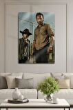 Metal Tablo - The Walking Dead, TWD, Rick Grimes, Dizi Poster Film Tablosu