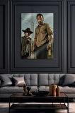 Metal Tablo - The Walking Dead, TWD, Rick Grimes, Dizi Poster Film Tablosu