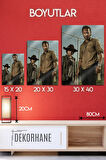 Metal Tablo - The Walking Dead, TWD, Rick Grimes, Dizi Poster Film Tablosu