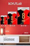 Metal Baskı - Kişiselleştirilebilir, Numara, İsim, AC Milan, Tüm Takımlar