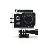 4K Ultra Hd Wifi Su Geçirmez Aksiyon Kamerası Siyah AC-01