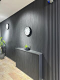WİNPANEL Dekoratif Ahşap Duvar Paneli  – ANTRASİT GRİ (50X240CM).