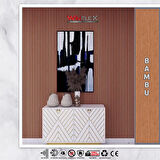 WİNPANEL Dekoratif Ahşap Duvar Paneli  – BAMBU RENK (50X240CM).