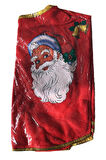 Yılbaşı Ağaç Örtüsü - Noel Baba Desenli