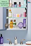 20'li Set Şeffaf Modern Organizer Ofis Çekmece Dolap Banyo Düzenleyici Clear Drawer Organizer