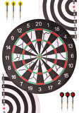 DELTA FLOCKED DART SETİ 18 İNÇ + 6 DART OKU 18 GR