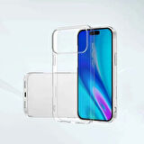 Iphone 17 PRO Uyumlu Şeffaf Kılıf Silikon ve Esnek
