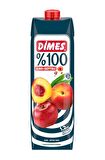 Dimes %100 Elma Şeftali Meyve Suyu 1 Lt