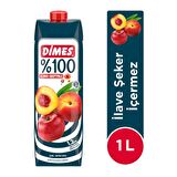 Dimes %100 Elma Şeftali Meyve Suyu 1 Lt X 6 Adet