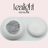 Aurora Tealight Mumluk | Dekoratif Obje | El Yapımı | Tekli