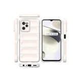 Bezos Realme C35 Kılıf Optimum Silikon - Krem DMC
