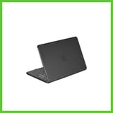Bezos MacBook Neo Şeffaf Macbook Kapak - Siyah DMC