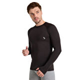  Erkek Siyah Parmak Detaylı Spor Body T-shirt: Hareket Özgürlüğü ve Şıklık Bir Arada