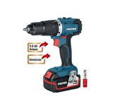PROTER PST 550 BL ŞARJLI MATKAP 13 MM KÖMÜRSÜZ DARBELİ