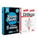 Pegem 2024 KPSS Sezon Finali 5 Deneme ve AKM Dil Bilgisi Soru Bankası Seti 2 Kitap