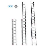 İKİ PARÇA SÜRGÜLÜ PTT TİPİ ALÜMİNYUM MERDİVEN (3x2=6 METRE) (ASM.09)