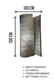 ALÜMİNYUM KAPLI POLİETİLEN SÜNGER LEVHA 10 MM (EN:1 MT BOY:5 MT)