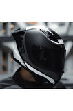 RAPID 2 RACE DEEPER FULLFACE MOTOSİKLET KASKI SİYAH CAMLI