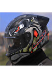RAPID 2 RACE SPOX GRİ-KIRMIZI KAPALI MOTOSİKLET KASKI