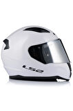 Rapıd 2 Beyaz Fullface Motosiklet Kaskı Gri Camlı