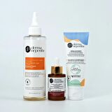 Olgun Ciltler İçin - Vitamin C Tonik, Anti Aging Serum, Nemlendirici El ve Yüz Bakım Kremi 3'lü Set