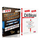 Liderler Karması TYT Paragraf Denemeleri ve AKM Dil Bilgisi Soru Bankası Seti 2 Kitap