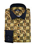 Erkek Dijital Baskılı %100 Pamuk Gömlek
