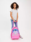 Smiggle - Barbie Çekçekli Işıklı Tekerlekli Çanta